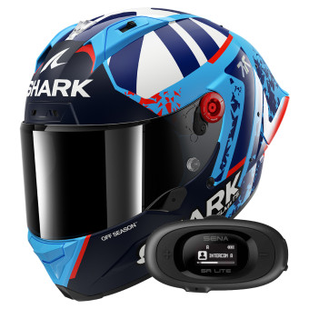 Integral Shark Aeron GP Fim Racing Replica Raul Fernandez BBW + Kit bluetooth 5R Lite S