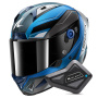 Casque Integral Shark Aeron Mekarium DBS + Kit Bluetooth BT Mini