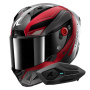 Casque Integral Shark Aeron Mekarium DRS + Kit Bluetooth Sena for Shark Solo