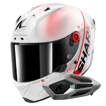 Integral Shark Aeron Speed-Tech DWR + Kit Bluetooth Sena for Shark Mesh