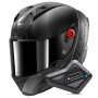 Casque Integral Shark Aeron Speed-Tech Mat DAK + Kit Bluetooth BT Mini