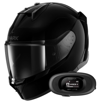 Integral Shark D-Skwal 3 Blank BLK + Kit Bluetooth 5R Lite