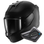 Casque Integral Shark D-Skwal 3 Blank Mat KMA + Kit Bluetooth BT Mini