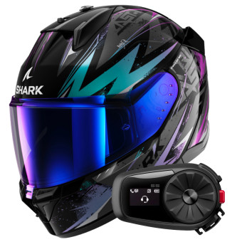 Integral Shark D-Skwal 3 Blast-R KGX + Kit Bluetooth 5S Solo