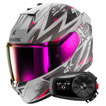Integral Shark D-Skwal 3 Blast-R Mat SVK + Kit Bluetooth 5S Solo