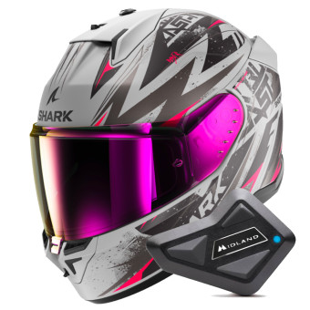 Integral Shark D-Skwal 3 Blast-R Mat SVK + Kit Bluetooth BT Mini