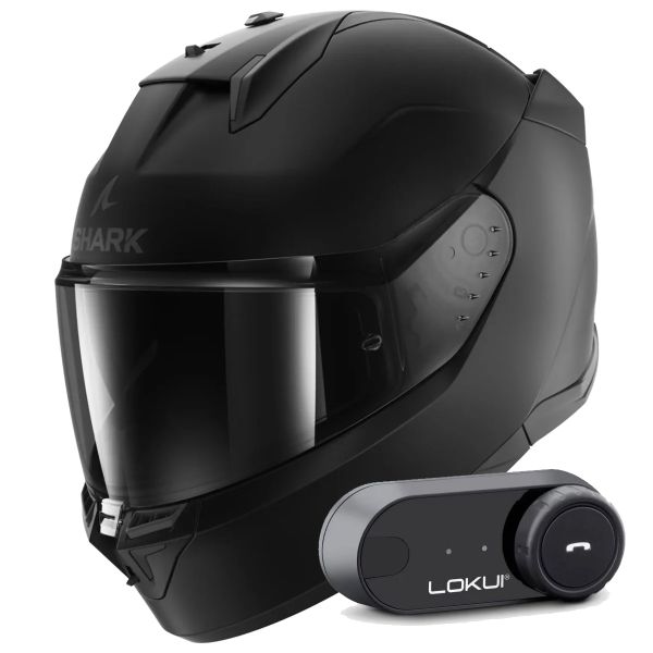 Integral Shark D-Skwal 3 Dark Shadow Edition Mat KMA + Kit Bluetooth Lokui K30 Integral Shark D-Skwal 3 Dark Shadow Edition Mat KMA + Kit Bluetooth Lokui K30