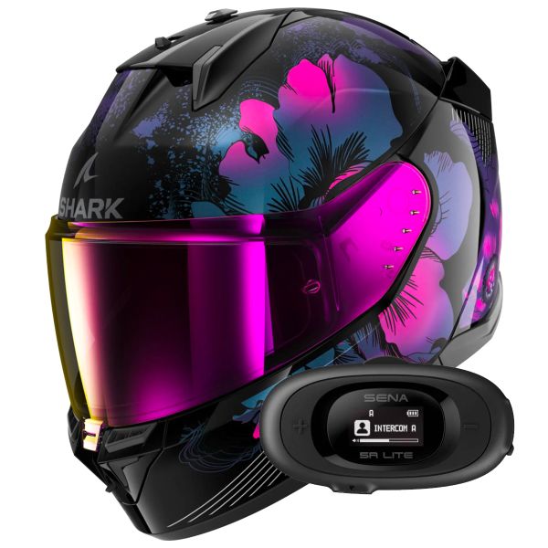 Integral Shark D-Skwal 3 Mayfer KVX + Kit bluetooth 5R Lite Solo