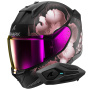 Casque Integral Shark D-Skwal 3 Mayfer Mat KVQ + Kit Bluetooth Sena for Shark Solo