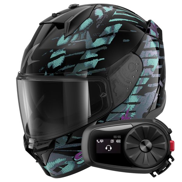 Integral Shark D-Skwal 3 Reptaia Mat KXK + Kit Bluetooth 5S Solo