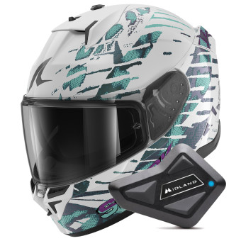 Integral Shark D-Skwal 3 Reptaia WXW + Kit Bluetooth BT Mini