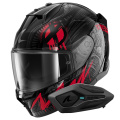 Pack D-Skwal 3 Shiever KAR + Kit Bluetooth Sena for Shark Solo