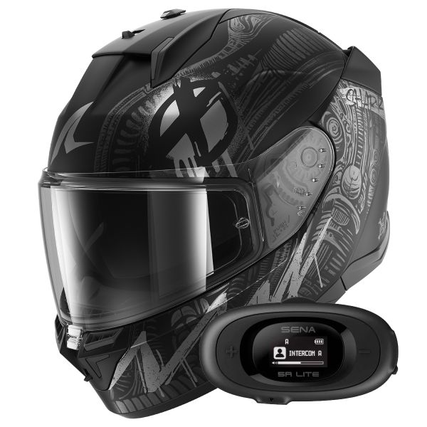 Integral Shark D-Skwal 3 Shiever Mat KAS + Kit Bluetooth 5R Lite