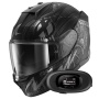 Casque Integral Shark D-Skwal 3 Shiever Mat KAS + Kit Bluetooth 5R Lite