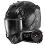 Casque Integral Shark D-Skwal 3 Shiever Mat KAS + Kit Bluetooth 5S Solo