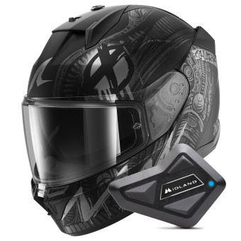 Integral Shark D-Skwal 3 Shiever Mat KAS + Kit Bluetooth BT Mini