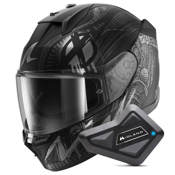 Integral Shark D-Skwal 3 Shiever Mat KAS + Kit Bluetooth BT Mini