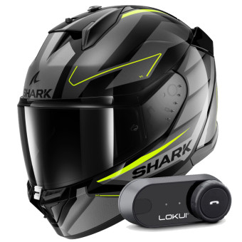 Integral Shark D-Skwal 3 Sizler KAY + Kit Bluetooth Lokui K30