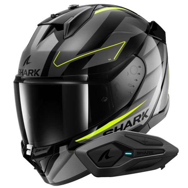 Integral Shark D-Skwal 3 Sizler KAY + Kit Bluetooth Sena for Shark Solo