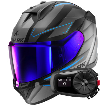 Integral Shark D-Skwal 3 Sizler Mat KAB + Kit Bluetooth 5S Solo