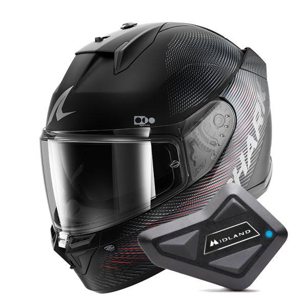 Integral Shark D-Skwal 3 SP Lyne KAR + Kit Bluetooth BT Mini