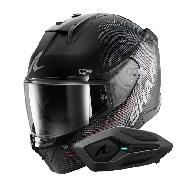 Integral Shark D-Skwal 3 SP Lyne KAR + Kit Bluetooth Sena for Shark Solo