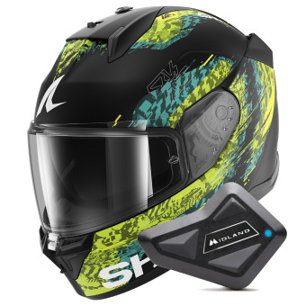 Integral Shark D-Skwal 3 Speed-Vib Mat KGB + Kit Bluetooth BT Mini