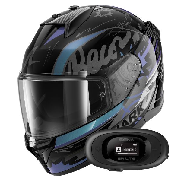 Integral Shark D-Skwal 3 Streetrush KGU + Kit Bluetooth 5R Lite