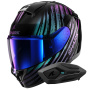 Casque Integral Shark Ridill 2 Assya KXK + Kit Bluetooth Sena for Shark Solo
