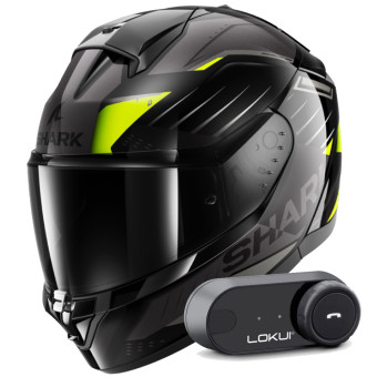 Integral Shark Ridill 2 Bersek KGA + Kit Bluetooth Lokui K30