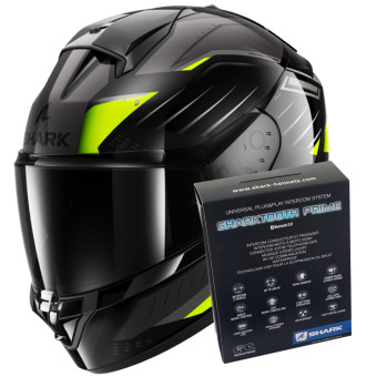 Integral Shark Ridill 2 Bersek KGA + Kit Bluetooth Sharktooth Prime