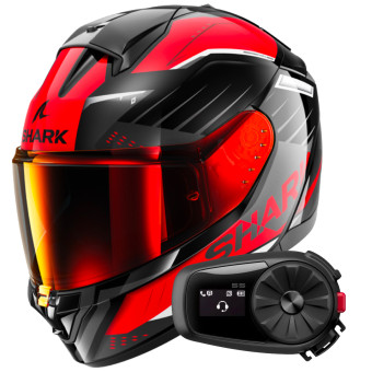 Integral Shark Ridill 2 Bersek KRA + Kit Bluetooth 5S