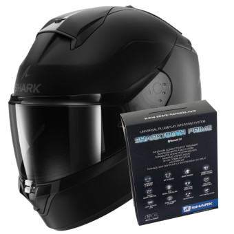 Integral Shark Ridill 2 Blank Mat KMA + Kit Bluetooth Sharktooth Prime