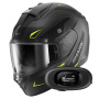 Casque Integral Shark Ridill 2 Mekarium Mat AAY + Kit bluetooth 5R Lite Solo