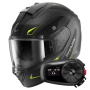 Casque Integral Shark Ridill 2 Mekarium Mat AAY + Kit Bluetooth 5S Solo