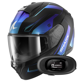 Integral Shark Ridill 2 Mekarium Mat KBB + Kit bluetooth 5R Lite Solo
