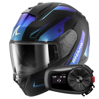 Integral Shark Ridill 2 Mekarium Mat KBB + Kit Bluetooth 5S Solo