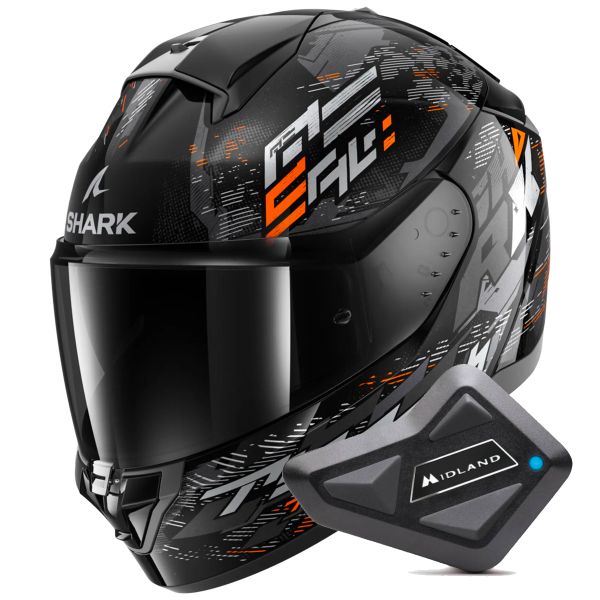 Integral Shark Ridill 2 Molokai KSO + Kit Bluetooth BT Mini