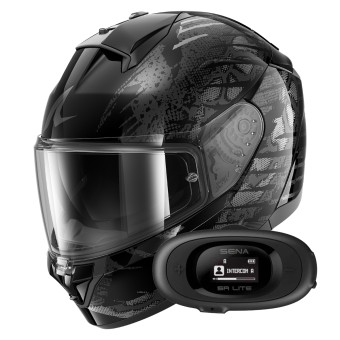 Integral Shark Ridill 2 Reptaia KAS + Kit bluetooth 5R Lite Solo