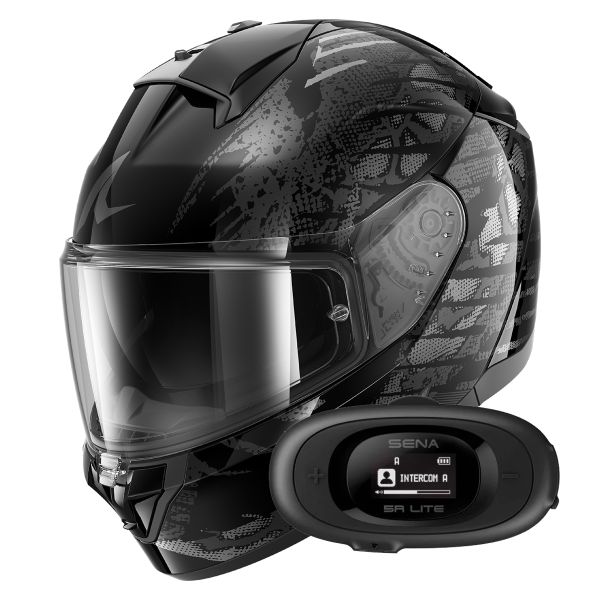 Integral Shark Ridill 2 Reptaia KAS + Kit bluetooth 5R Lite Solo