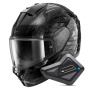 Casque Integral Shark Ridill 2 Reptaia KAS + Kit Bluetooth BT Mini