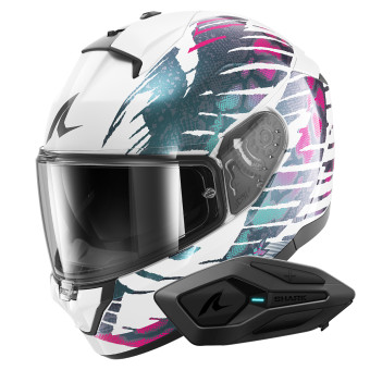 Integral Shark Ridill 2 Reptaia WVX + Kit Bluetooth Sena for Shark Solo
