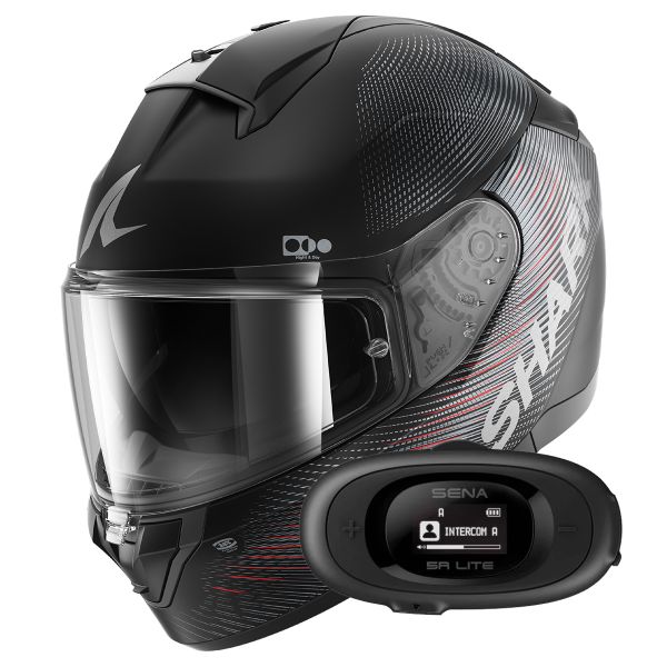 Integral Shark Ridill 2 SP Lyne Mat KAA + Kit bluetooth 5R Lite Solo