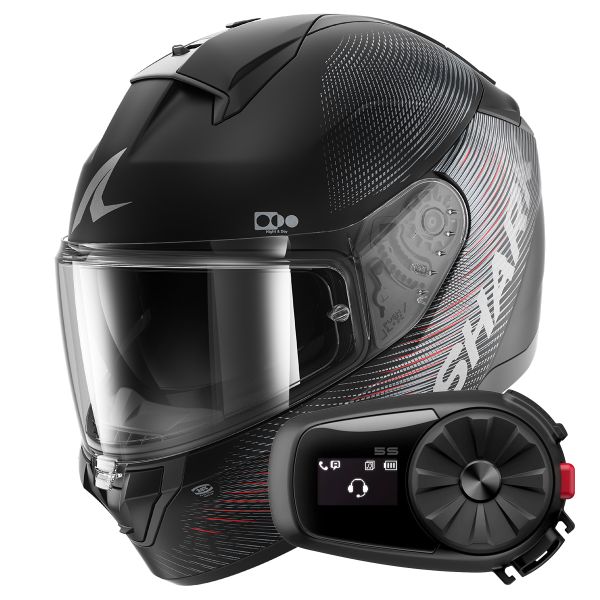 Integral Shark Ridill 2 SP Lyne Mat KAA + Kit Bluetooth 5S Solo