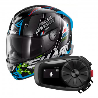 Integral Shark Skwal 2.2 Noxxys KBG + Kit Bluetooth Sena 5S Solo