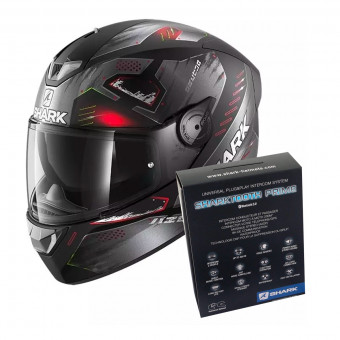 Integral Shark Skwal 2.2 Venger Mat KAR + Kit Bluetooth Sharktooth Prime