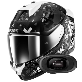 Integral Shark Skwal i3 Hellcat KUS + Kit bluetooth 5R Lite Solo