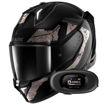 Integral Shark Skwal i3 Hellcat Mat KUA + Kit bluetooth 5R Lite Solo
