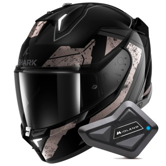 Integral Shark Skwal i3 Hellcat Mat KUA + Kit Bluetooth BT Mini