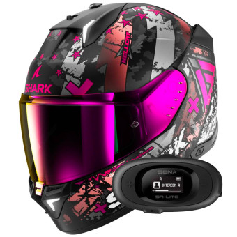 Integral Shark Skwal i3 Hellcat Mat KUV + Kit bluetooth 5R Lite Solo